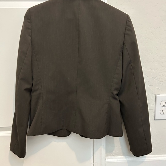 Antonio Melani Brown Pinstripe Blazer - Picture 3 of 5